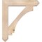 Ekena Millwork Imperial Arts and Crafts Smooth Bracket w/ Offset Brace, Douglas Fir, 7 1/2"W x 36"D x 40"H BKT0806X36X40IMP03SDF - alternate 2